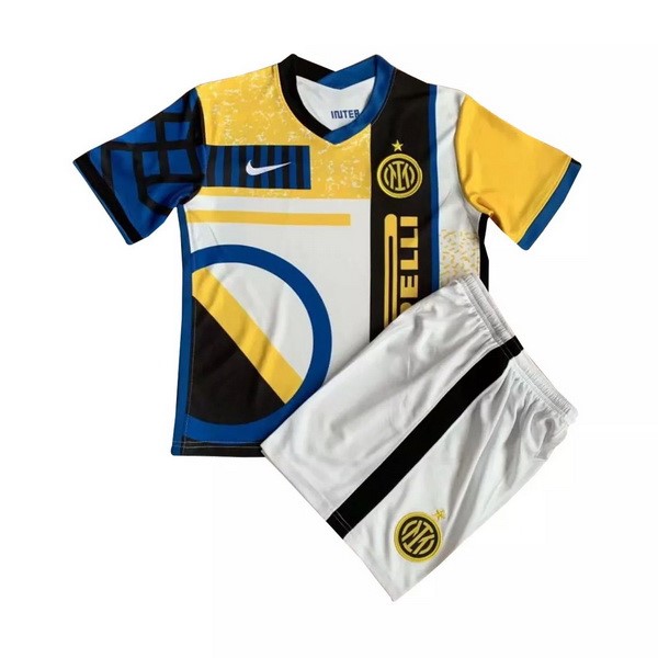 Maglia Inter Milan 4ª Bambino 2020 21 Giallo